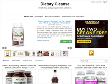 Tablet Screenshot of dietarycleanse.com